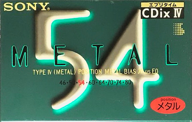 Compact Cassette: Sony  - CDix IV 54