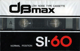 Compact Cassette dBMax SI 60 Type I Normal 1986 Japan