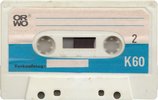 Compact Cassette ORWO 60 Type I Normal 1981 East Germany