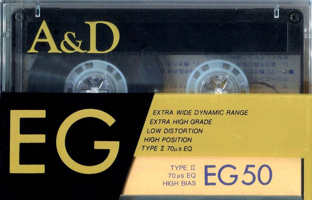 Compact Cassette A&D EG 50 Type II Chrome 1989 Japan