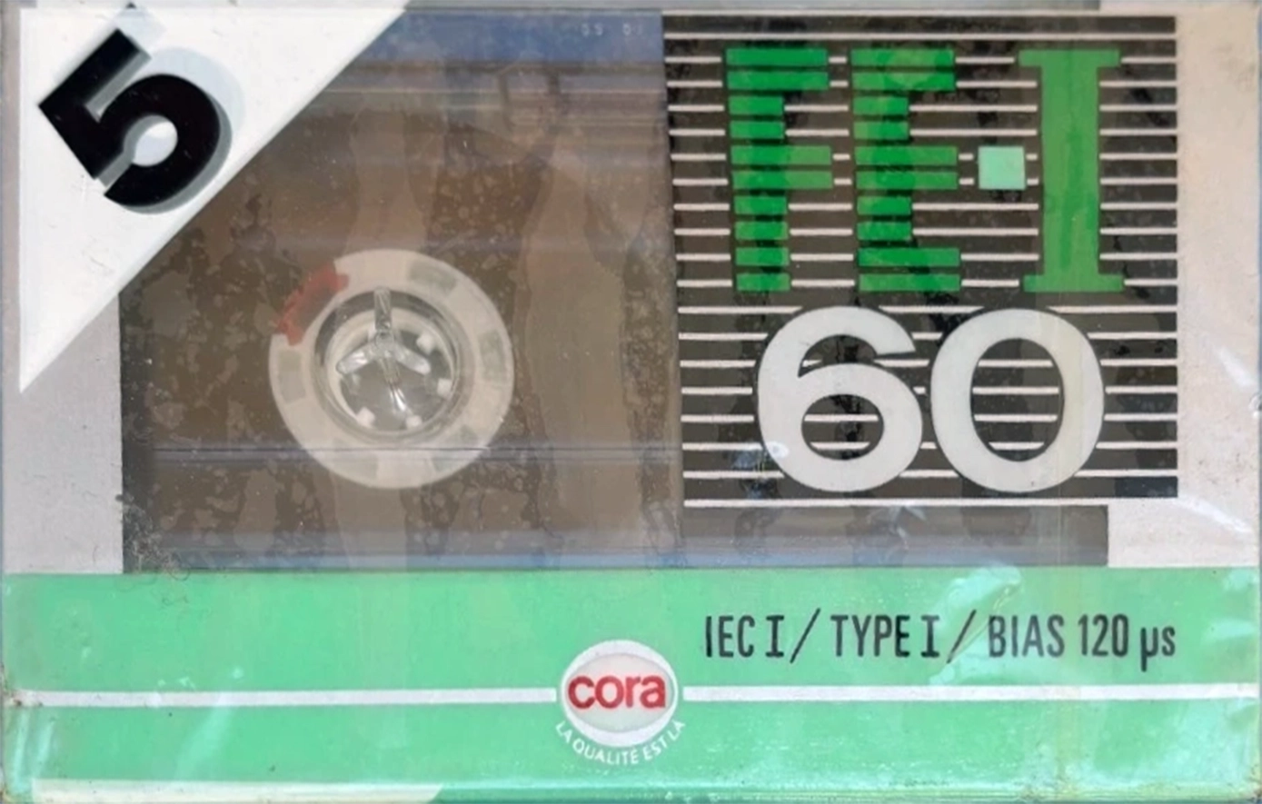 5 pack Cora Fe-I 60 Type I Normal 1993 Belgium