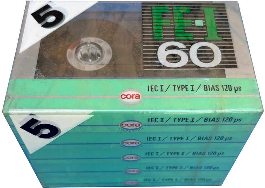5 pack Cora Fe-I 60 Type I Normal 1993 Belgium