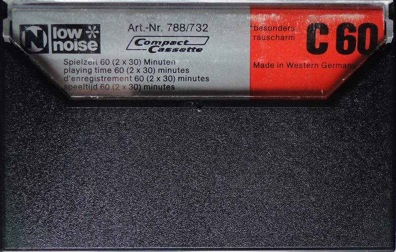 Compact Cassette Neckermann 60 "№ 788/732" Type I Normal 1974 Europe