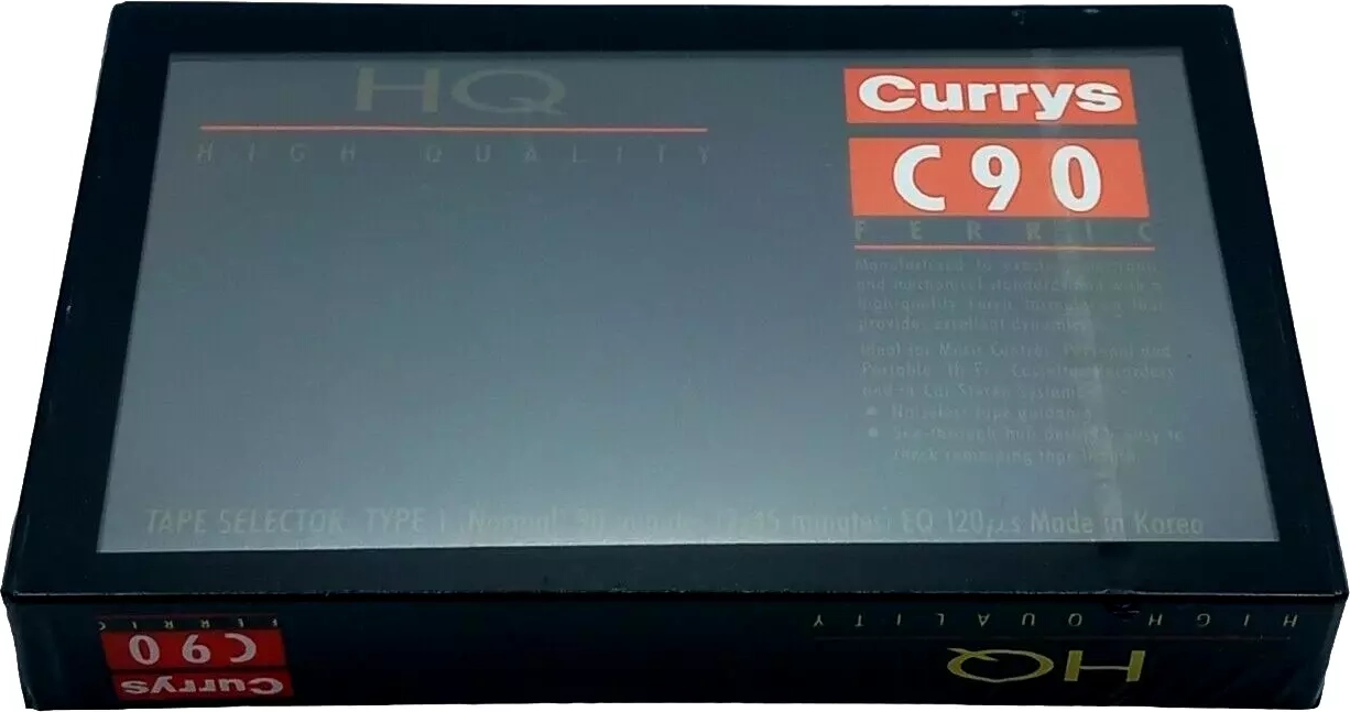 Compact Cassette Currys HQ 90 Type I Normal UK