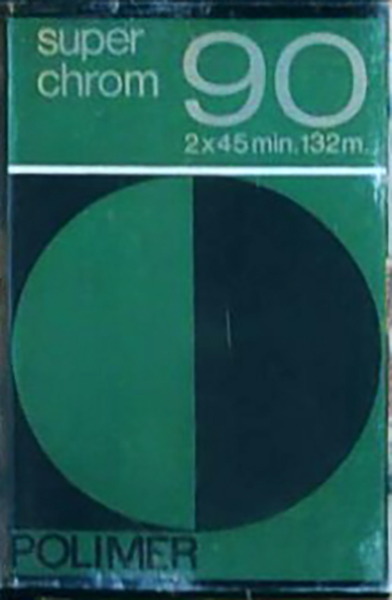 Compact Cassette Polimer Super 90 Type II Chrome 1979 Hungary