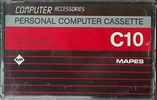 Compact Cassette Mapes 10 "C10" Computer Cassette Unknown Country