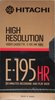 VHS, Video Home System Hitachi 195 "E-195 HR" Type I Normal Europe