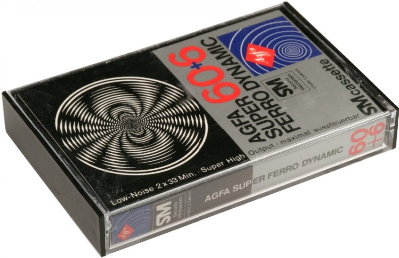 Compact Cassette AGFA Super Ferro Dynamic 60+6 Type I Normal 1978 Europe