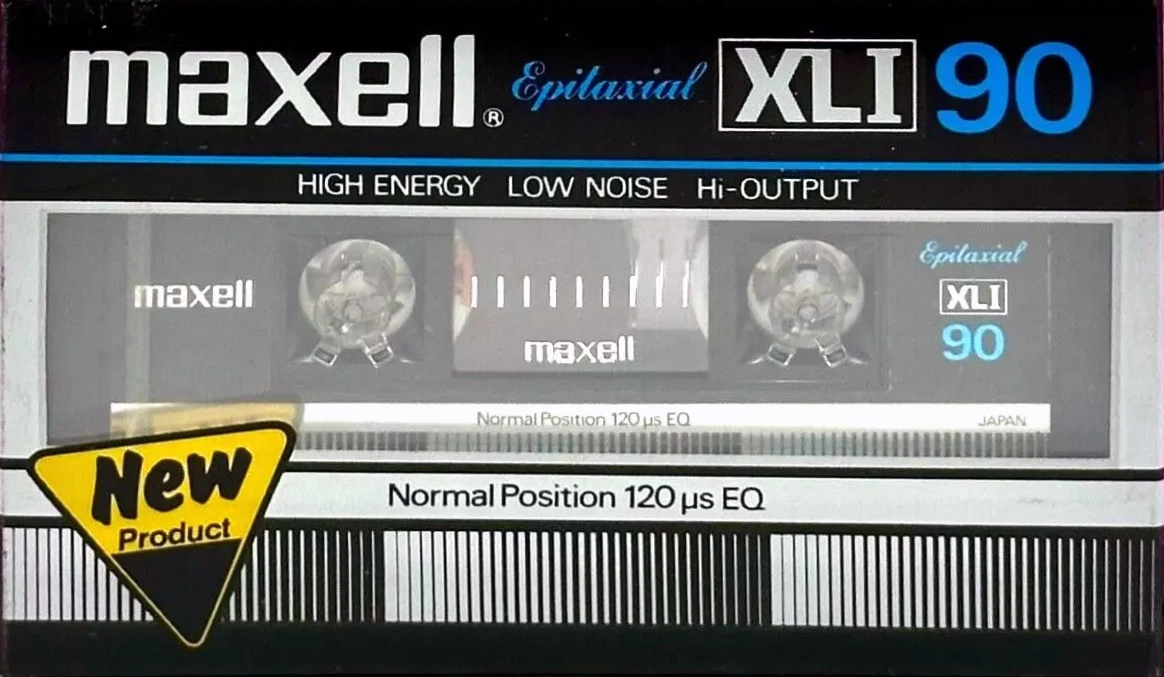 Compact Cassette Maxell XLI-S 90 Type I Normal 1982 Japan