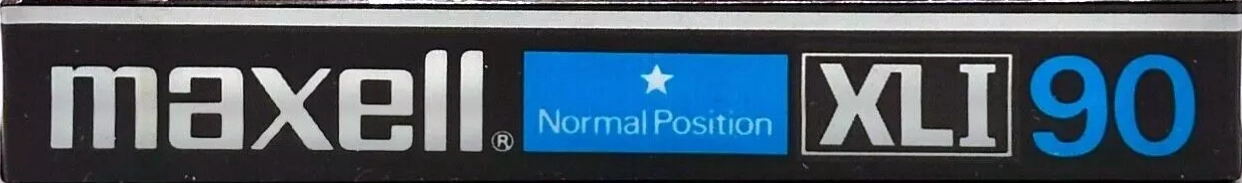 Compact Cassette Maxell XLI-S 90 Type I Normal 1982 Japan