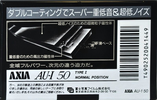 Compact Cassette AXIA AU-I 50 Type I Normal 1991 Japan