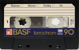 Compact Cassette BASF Ferrochrom 60 Type III Ferro Chrome 1978 Europe