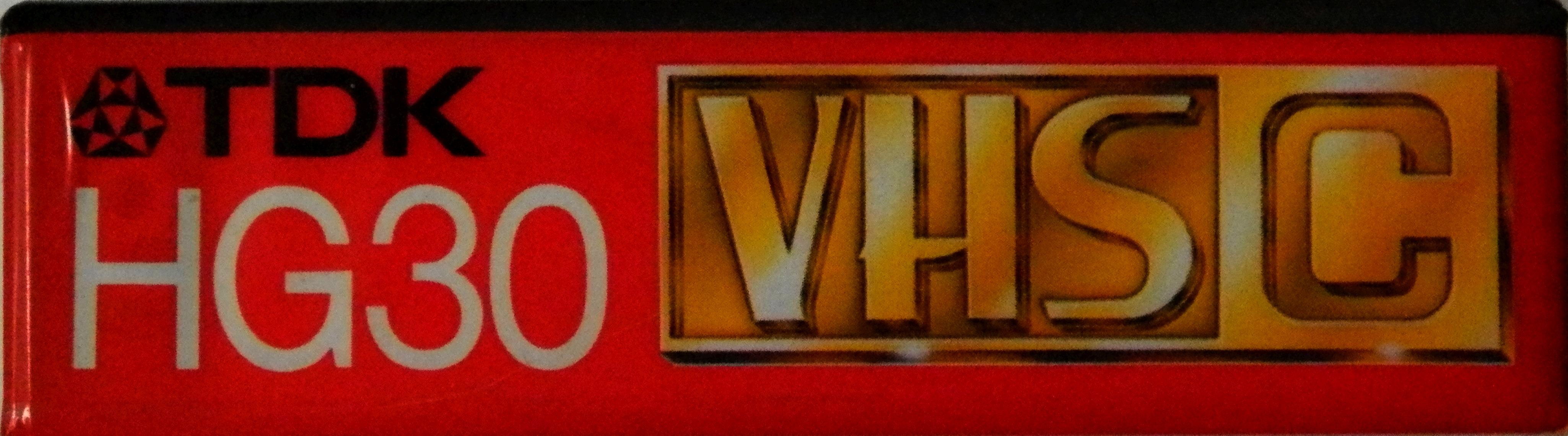 VHS-C (VHS Compact) TDK HG 30 Japan