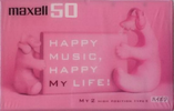 Compact Cassette Maxell My2 50 "MY2-50N" Type II Chrome 2000 Japan