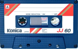 Compact Cassette Konica JJ 60 Type I Normal 1984 Japan