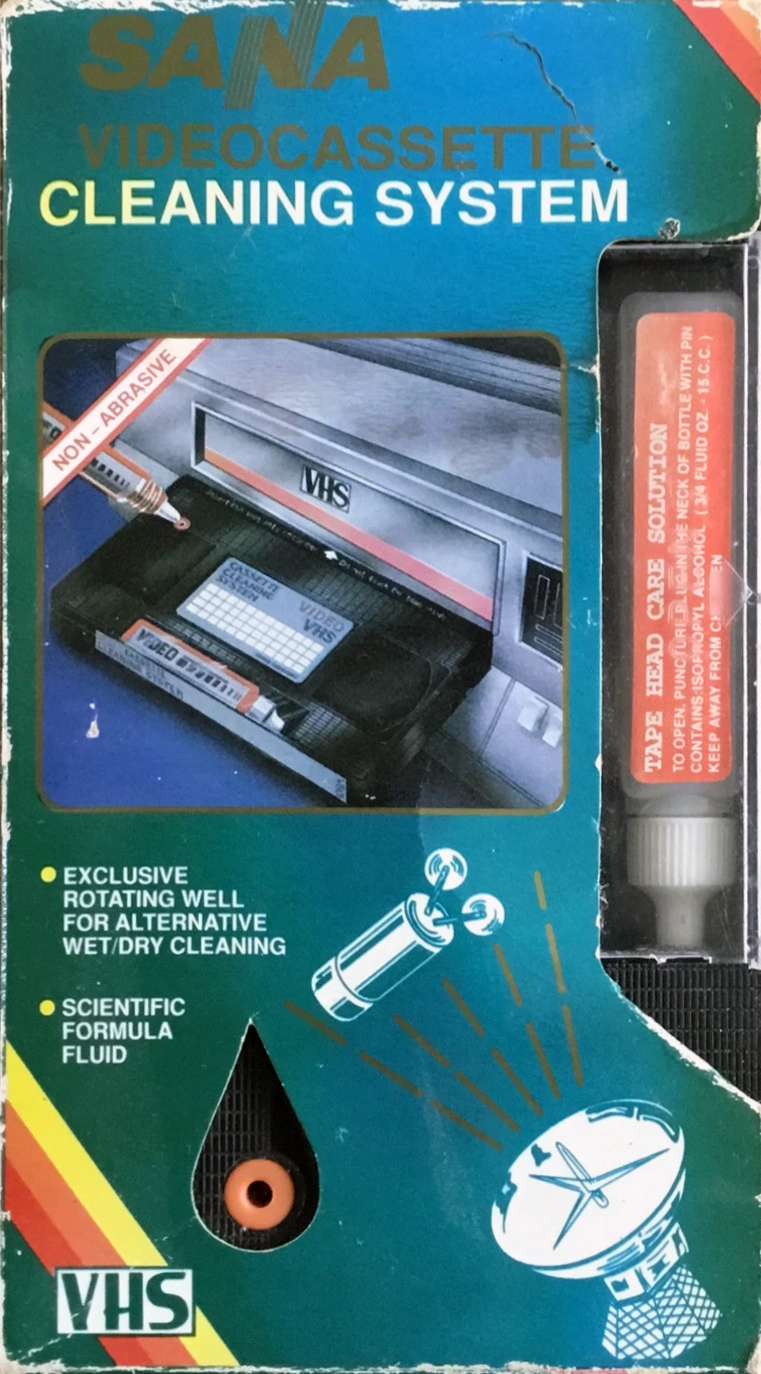 VHS, Video Home System Sana Cleaning Cassette Spain