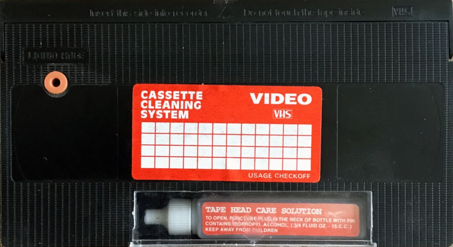 VHS, Video Home System Sana Cleaning Cassette Spain