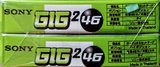 2 pack Sony GIG-2 46 "2C-46GIG2E" Type II Chrome 1999 Japan