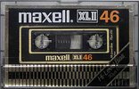 Compact Cassette Maxell XLII 46 Type II Chrome 1978 Japan
