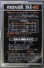 Compact Cassette Maxell XLII 46 Type II Chrome 1978 Japan