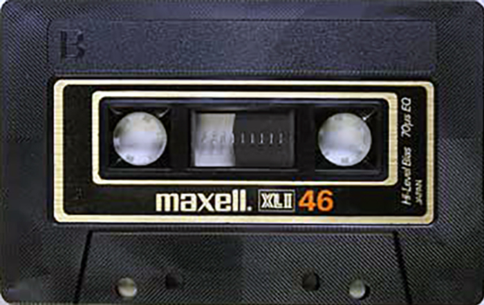 Compact Cassette Maxell XLII 46 Type II Chrome 1978 Japan