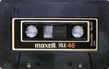 Compact Cassette Maxell XLII 46 Type II Chrome 1978 Japan