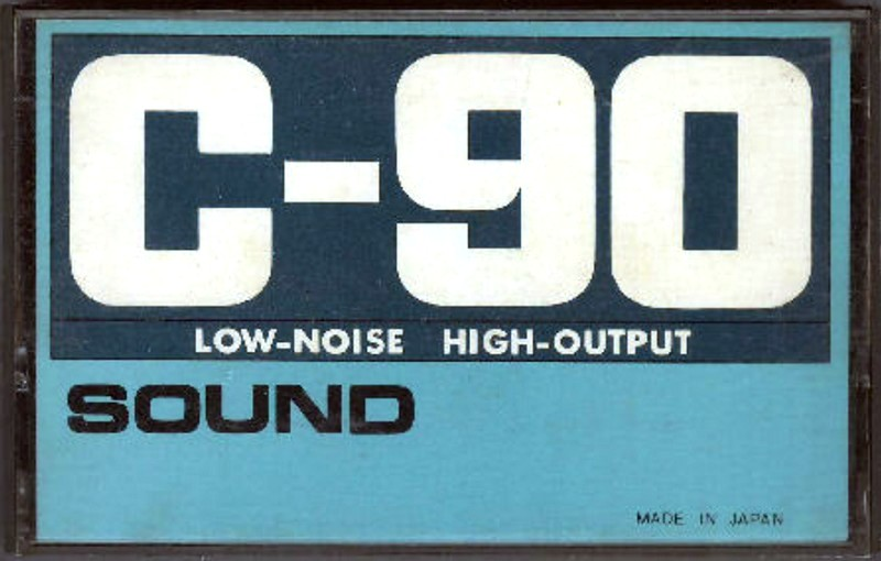Compact Cassette Sound 90 Type I Normal 1974 Japan