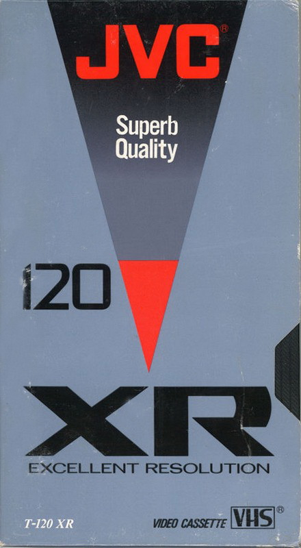 VHS, Video Home System JVC XR 120 "T-120 XR" Type I Normal North America