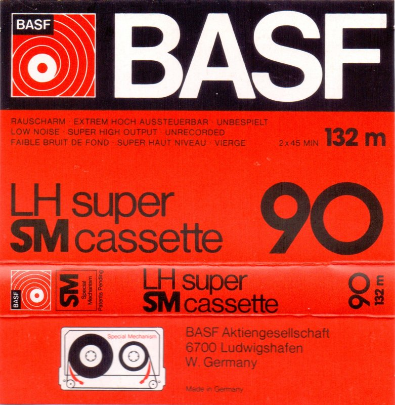 Compact Cassette: BASF  - LH Super 90