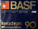 Compact Cassette BASF Ferrochrom 90 Type III Ferro Chrome 1976 Europe