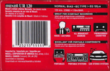 Compact Cassette Maxell UR 120 Type I Normal 2002 North America
