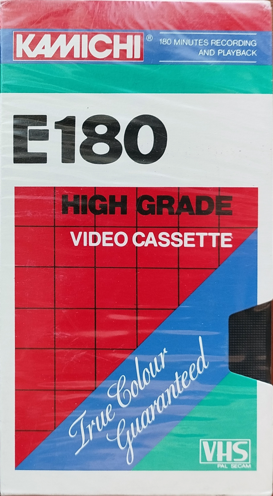 VHS, Video Home System Kamichi 180 Type I Normal Europe