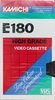 VHS, Video Home System Kamichi 180 Type I Normal Europe