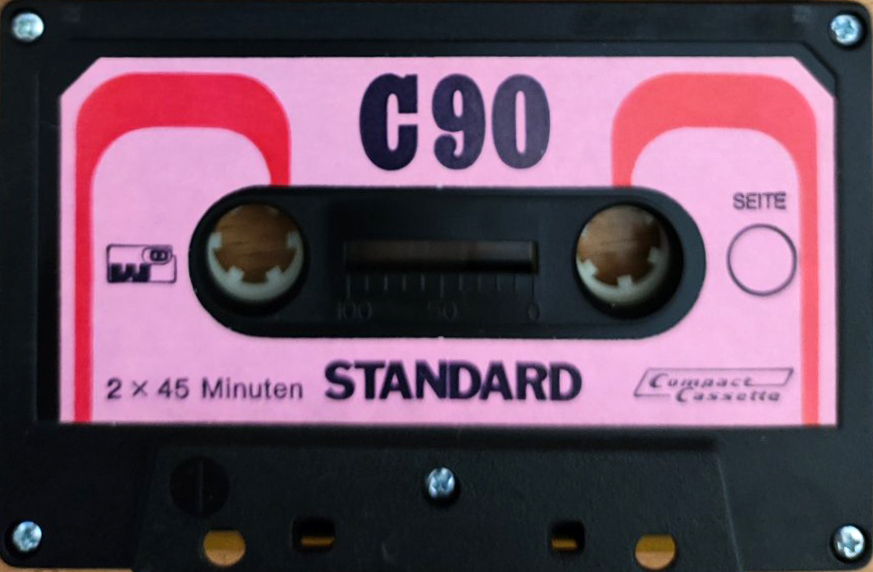 Compact Cassette Standard 90 "black" Type I Normal 1974 UK