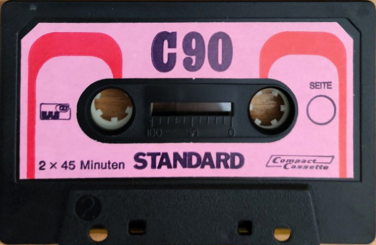 Compact Cassette Standard 90 "black" Type I Normal 1974 UK