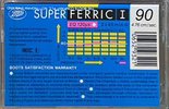 Compact Cassette Boots / Boots Audio Super Ferric I 90 Type I Normal 1987 UK