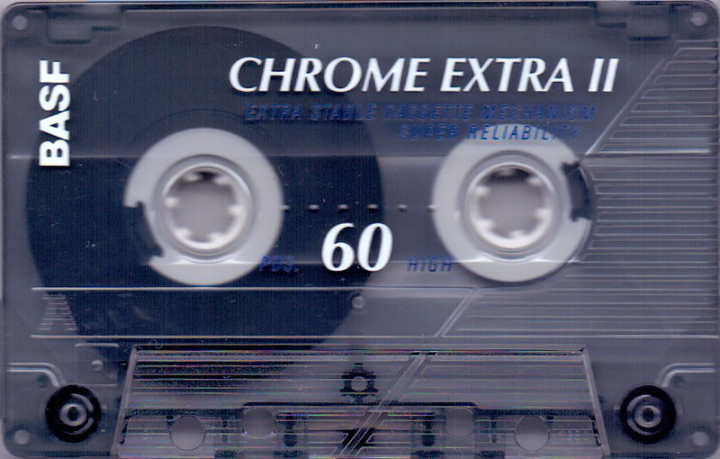 Compact Cassette BASF Chrome Extra II 60 Type II Chrome 1993 Europe
