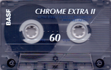 Compact Cassette BASF Chrome Extra II 60 Type II Chrome 1993 Europe