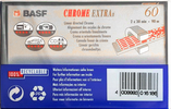 Compact Cassette BASF Chrome Extra II 60 Type II Chrome 1993 Europe