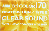 Compact Cassette AXIA J`z 2 Color 70 "JZ2J 70" Type II Chrome 2000 Japan
