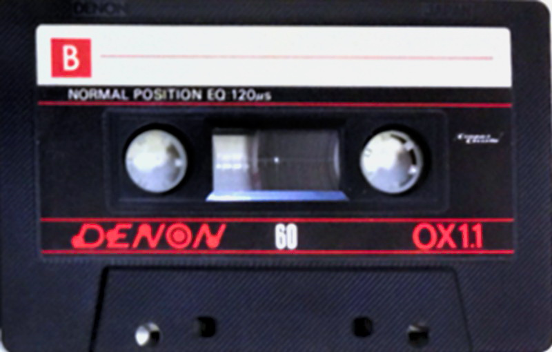 Compact Cassette Denon OX1.1 60 Type I Normal 1978 Worldwide