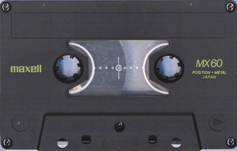 Compact Cassette Maxell MX 60 Type IV Metal 1986 Europe