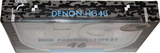 Compact Cassette Denon HG 46 Type II Chrome 1990 Japan
