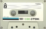 Compact Cassette TDK SD 90 Type I Normal 1973 Japan