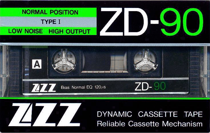 Compact Cassette ZZZ ZD 90 Type I Normal 1989 Worldwide