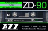 Compact Cassette ZZZ ZD 90 Type I Normal 1989 Worldwide