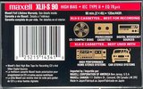 Compact Cassette Maxell XLII-S 90 Type II Chrome 1998 North America