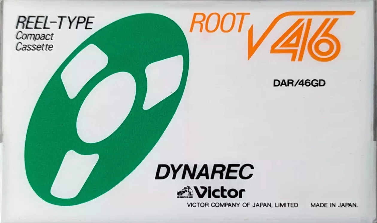 Compact Cassette Victor Dynarec Root 46 "DAR/46GD" Type I Normal 1986 Japan