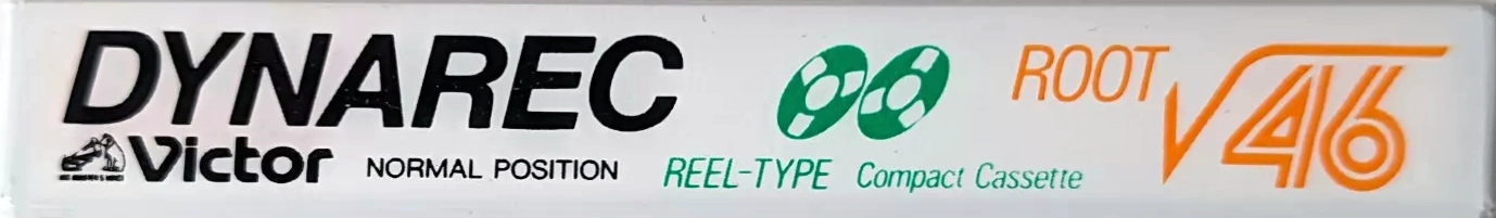 Compact Cassette Victor Dynarec Root 46 "DAR/46GD" Type I Normal 1986 Japan