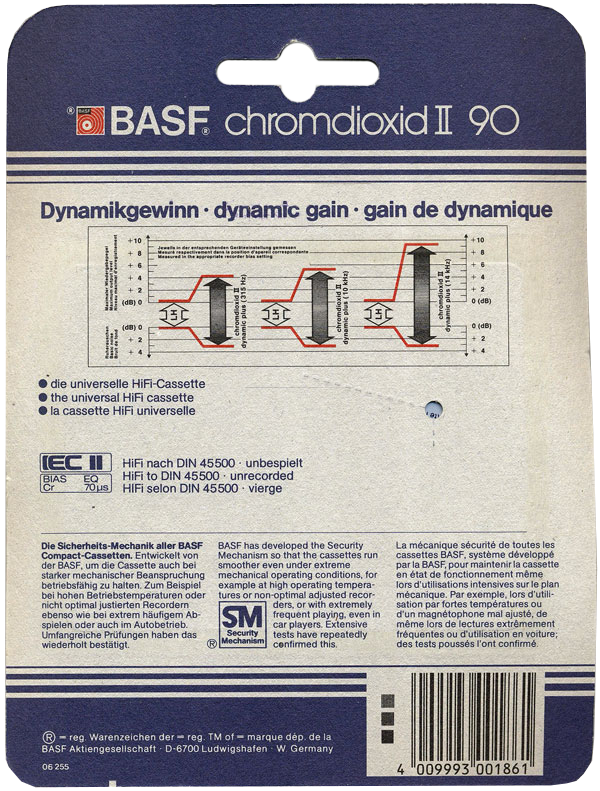 Blister: BASF  - Chromdioxid II 90